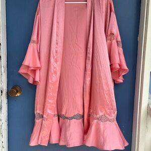 Victoria’s Secret Pink Satin Robe